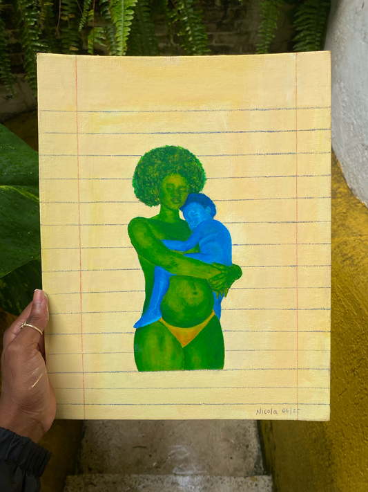 "A Soft Landing" 11"x14" Original Painting