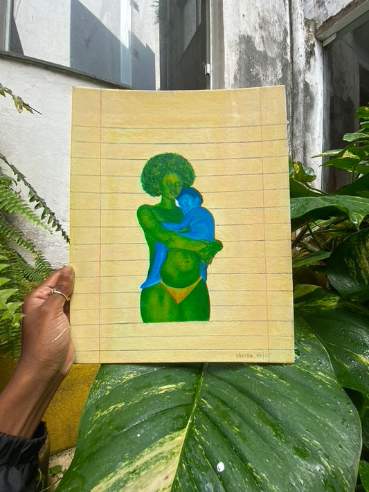 "A Soft Landing" 11"x14" Original Painting