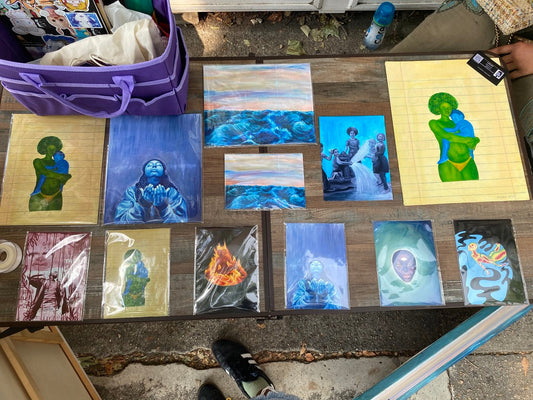 "A Soft Landing" Art Print